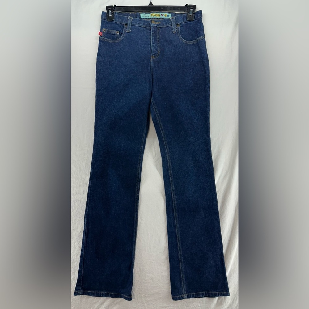 Women’s Y2K Mudd Straight Jeans Size 9 Style 418632 100% Cotton Vintage 2000s